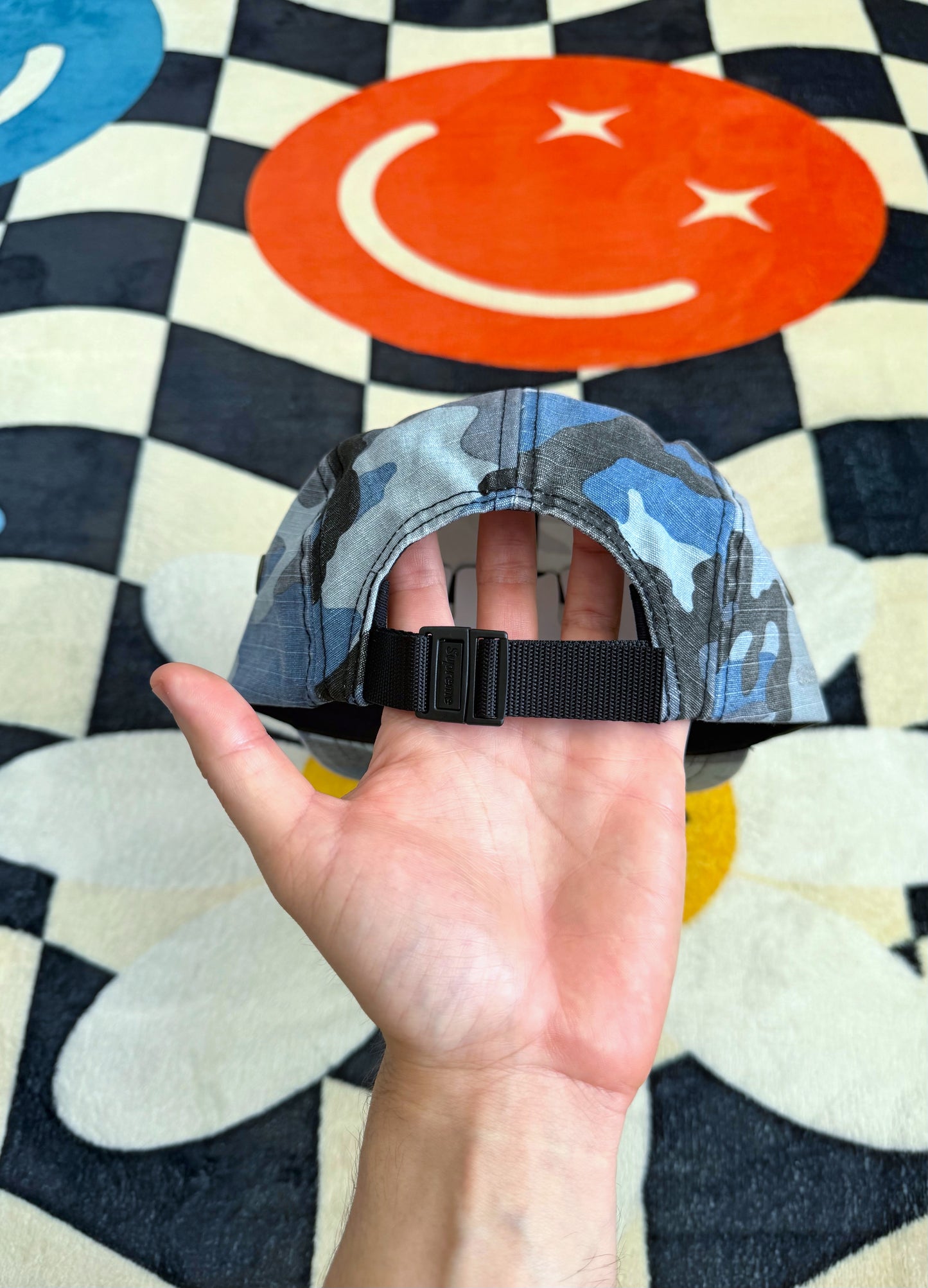 Supreme Military Camp Cap – Blue Camo