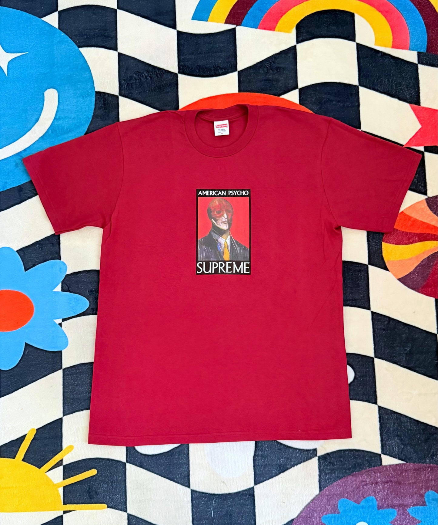 Supreme American Psycho Tee Red