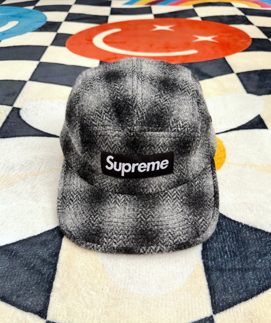 Supreme Harris Tweed Camp Cap