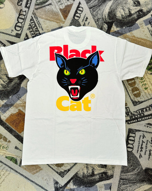Supreme Black Cat Tee – White