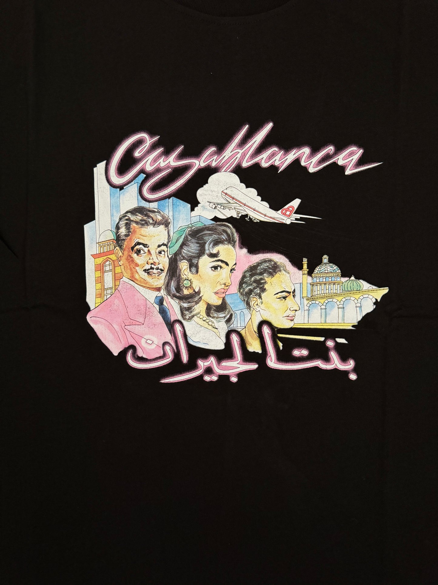 Casablanca Graphic T-Shirt – Black