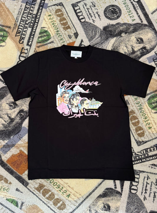 Casablanca Graphic T-Shirt – Black