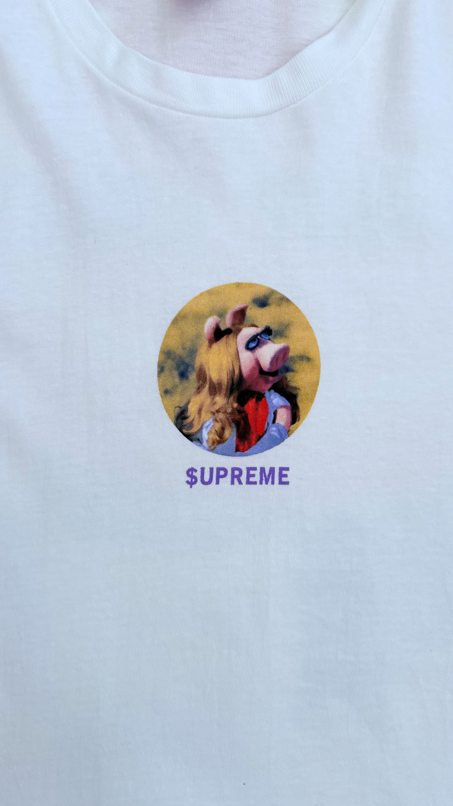 Supreme Miss Piggy Tee – White