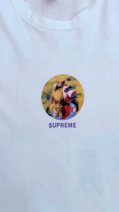 Supreme Miss Piggy Tee – White