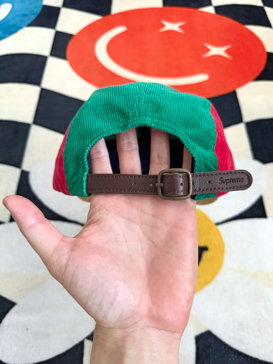 Supreme Corduroy Camp Cap – Multicolor