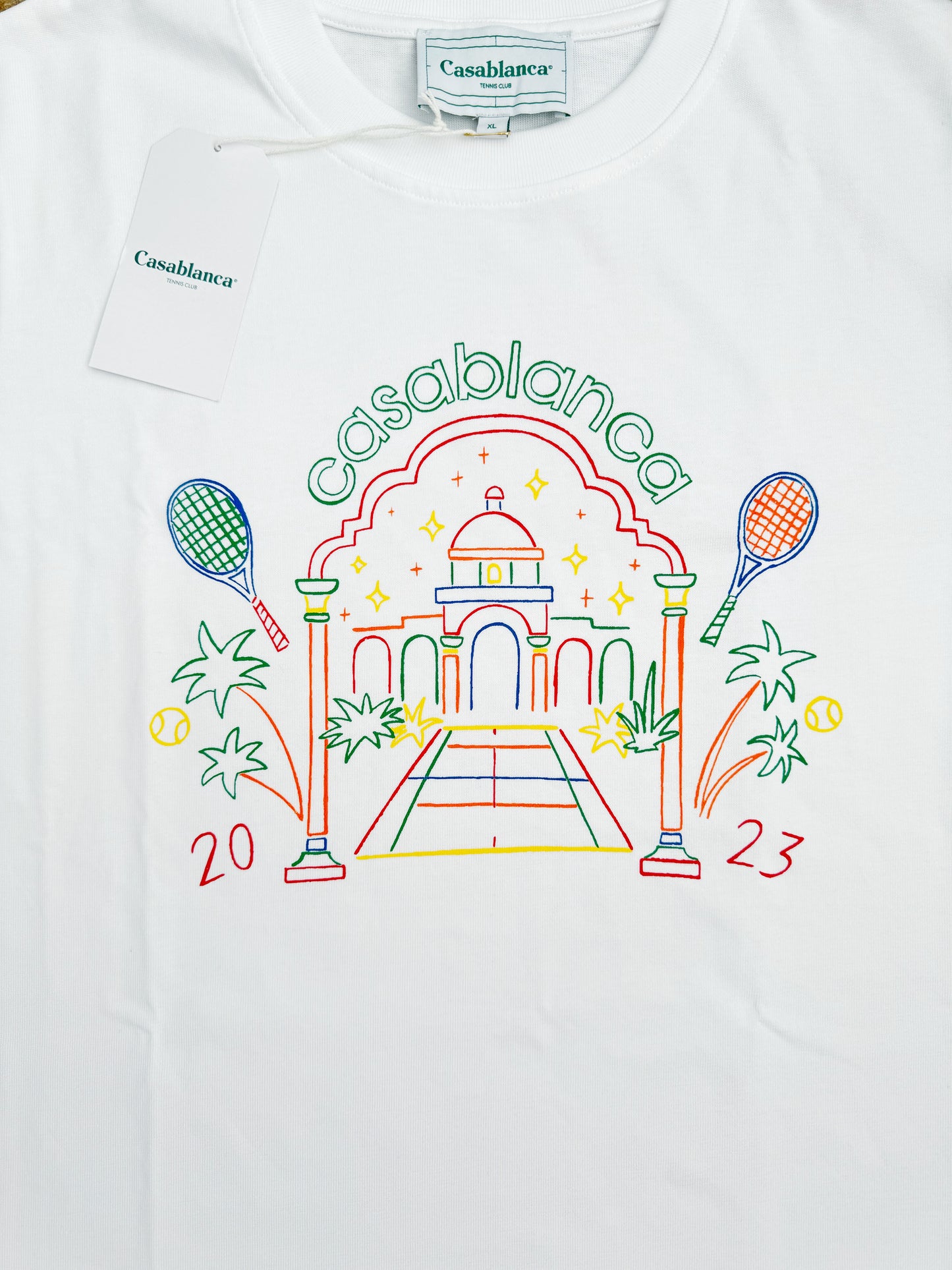 Casablanca Rainbow Crayon Temple T-Shirt