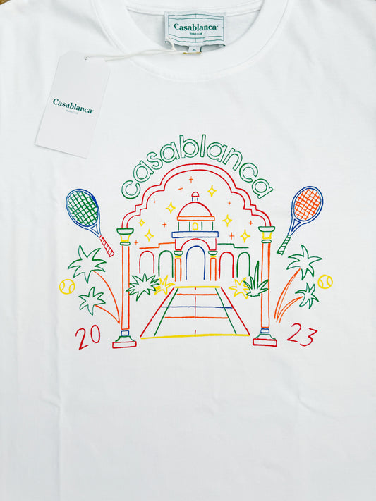 Casablanca Rainbow Crayon Temple T-Shirt