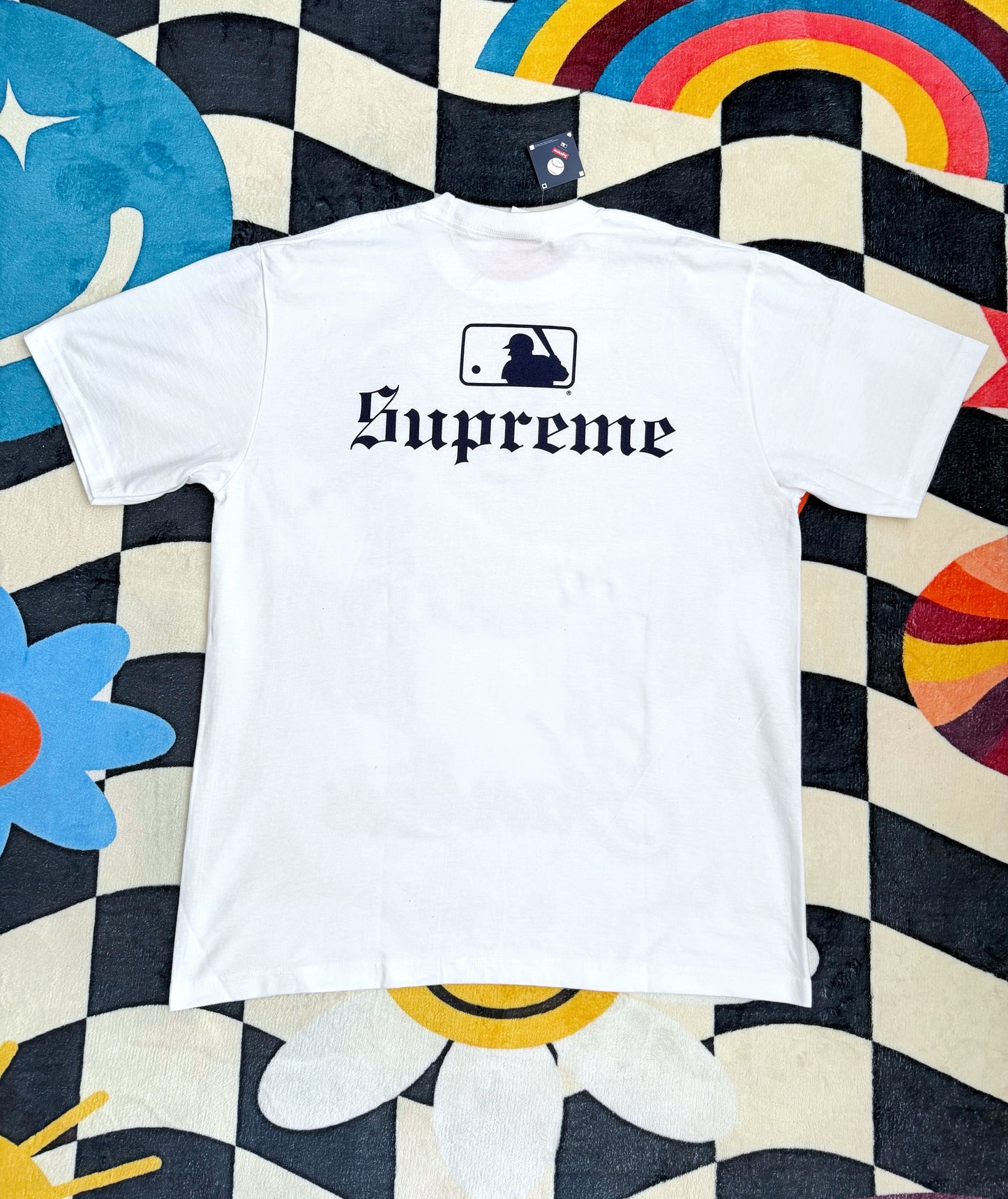 Supreme MLB teams tee – white Yankees NY