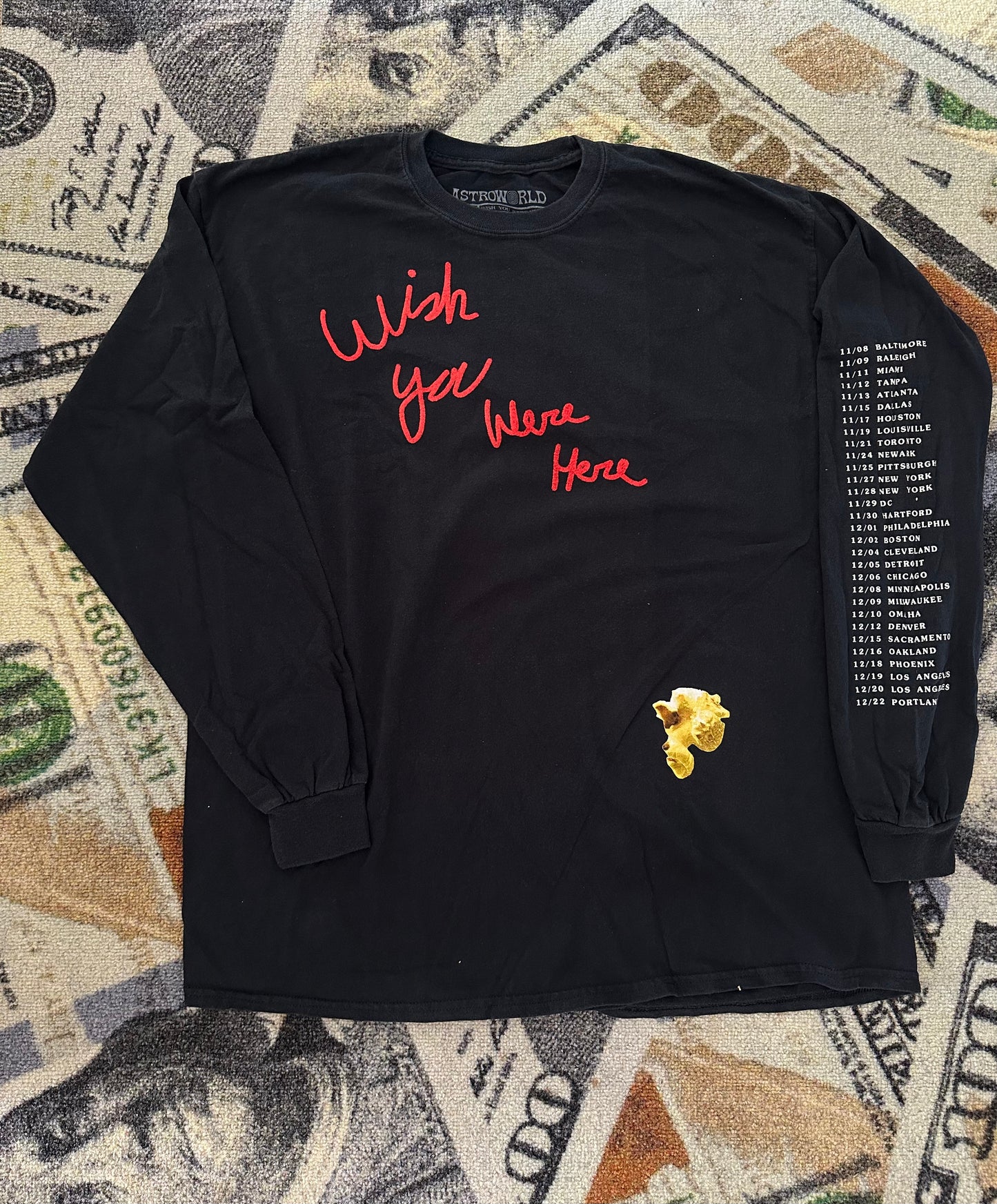 Travis Scott Invitational L/S T-Shirt – Black