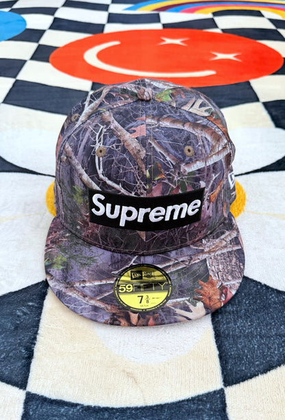 Supreme Ghostface Box Logo New Era 59FIFTY Cap Camo