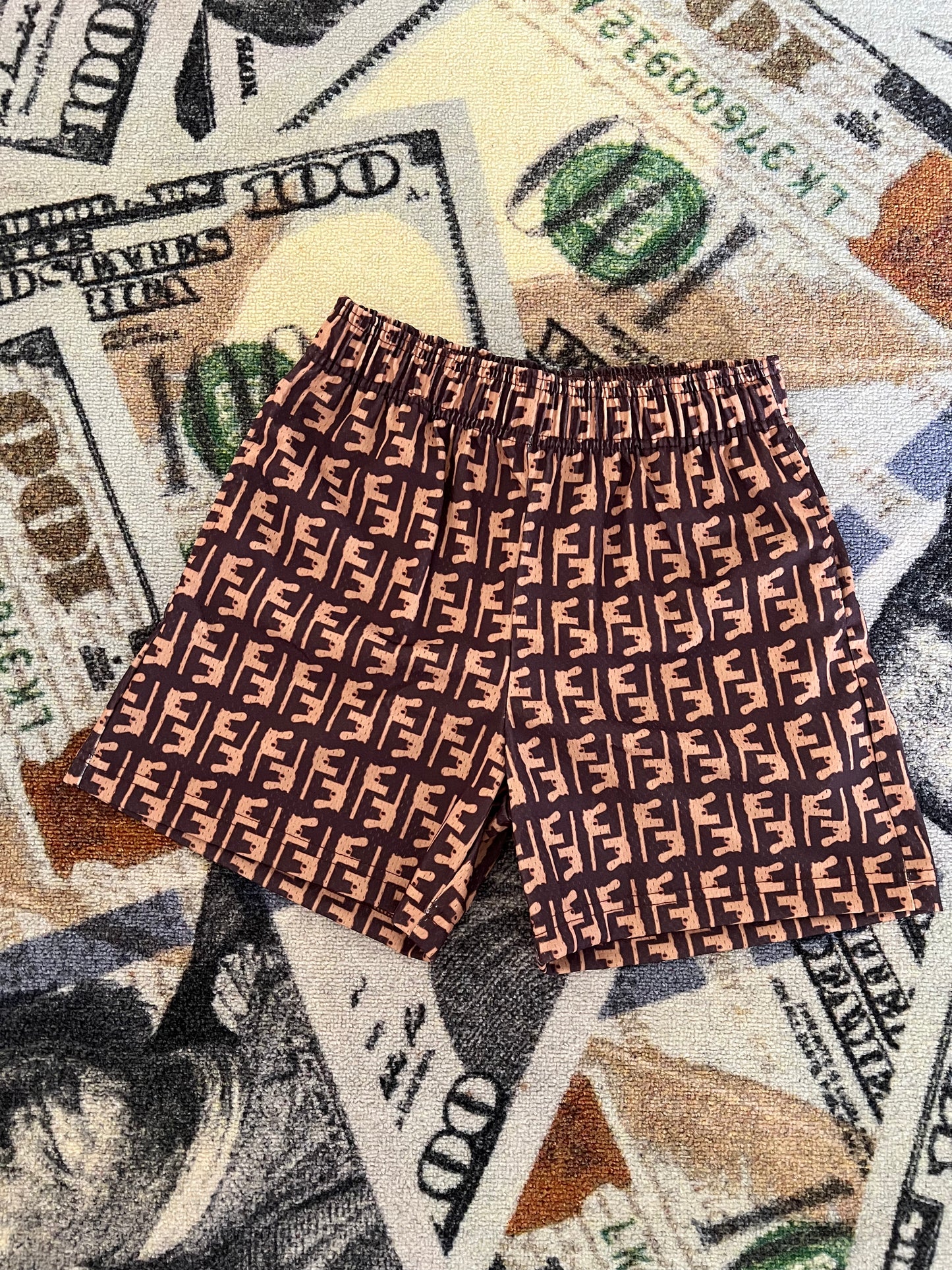 Bravest Studios Runner Shorts Fendi Print