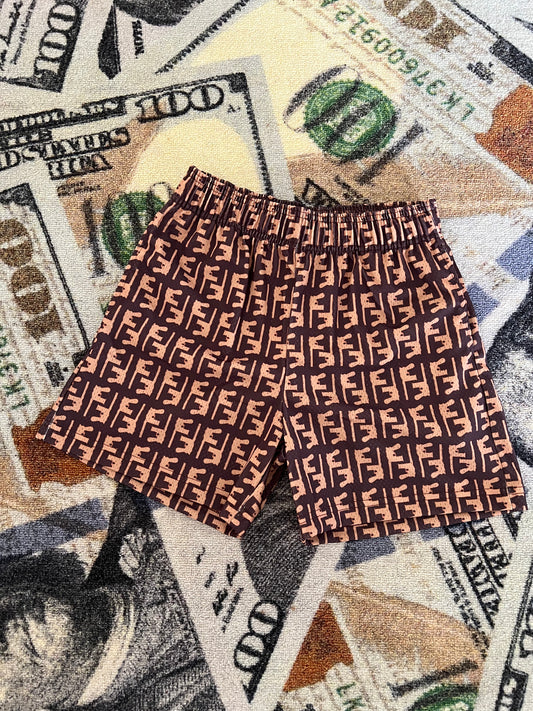 Bravest Studios Runner Shorts Fendi Print