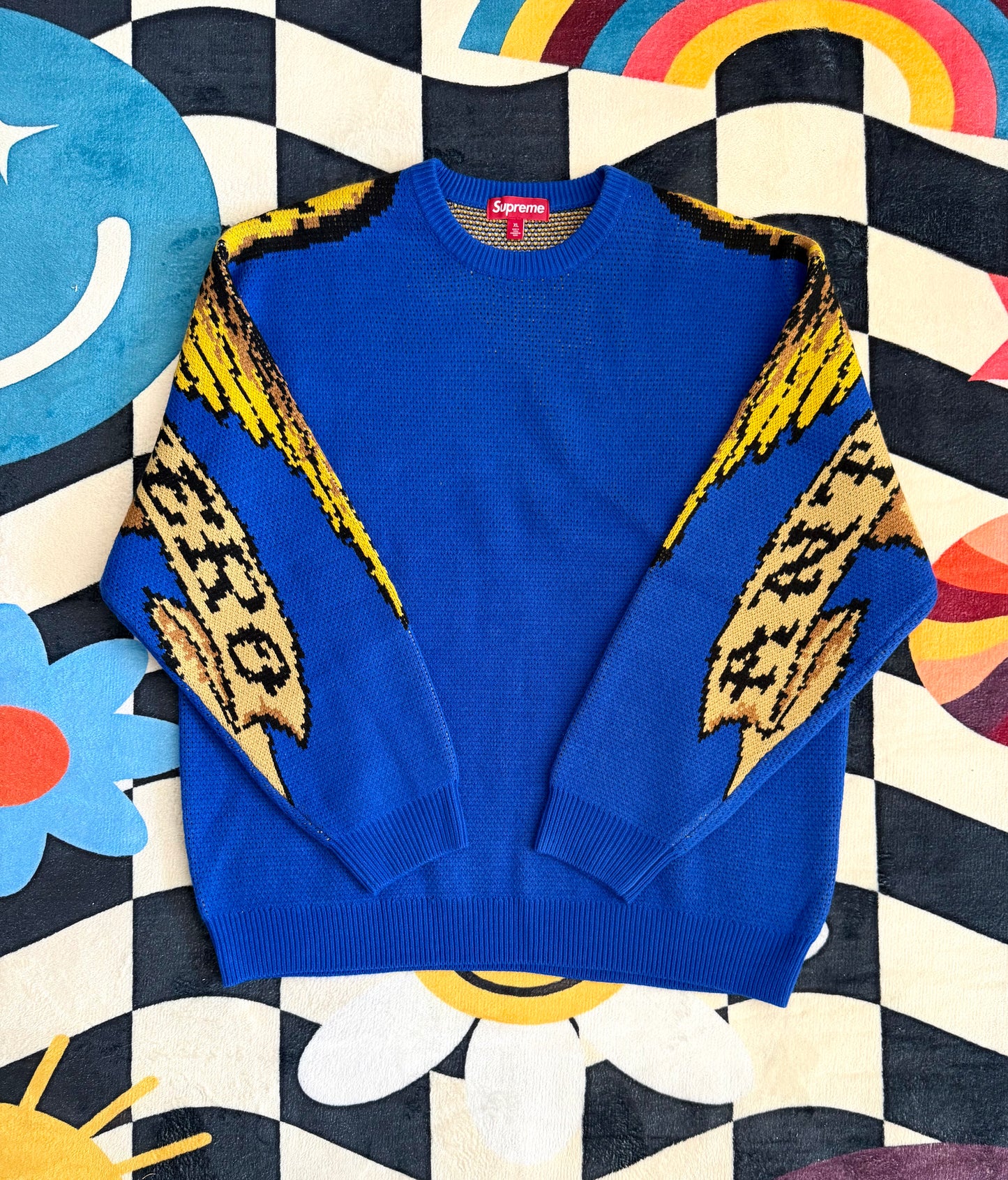 Antihero eagle sweater blue