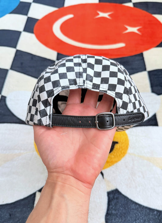 Supreme Washed Chino Twill Camp Cap – Checkerboard FW26