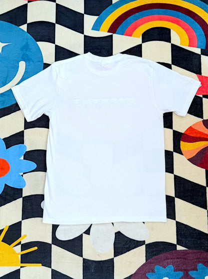 Supreme Skulls Spellout Tee – White