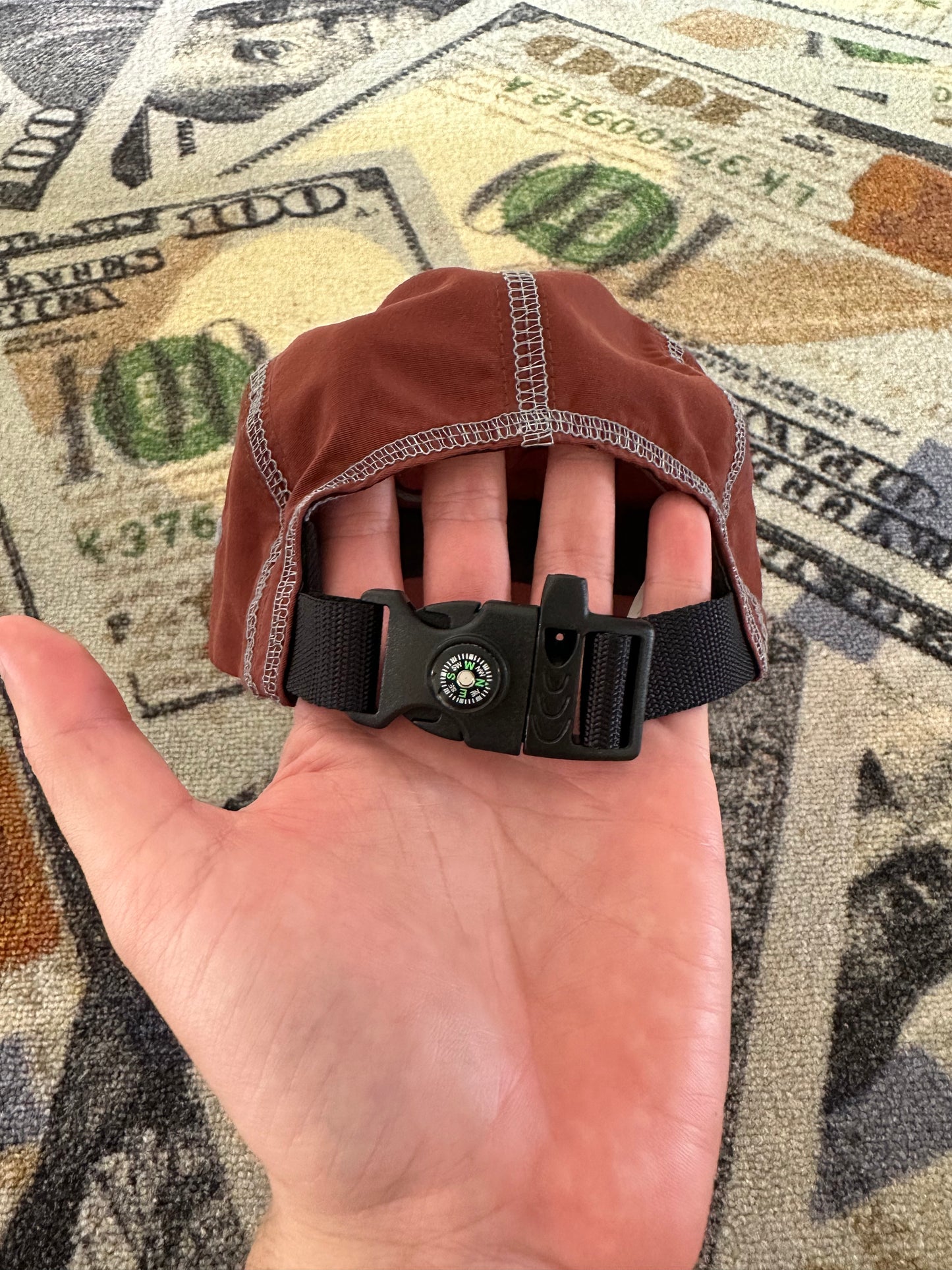 Supreme Reflective Stitch Camp Cap