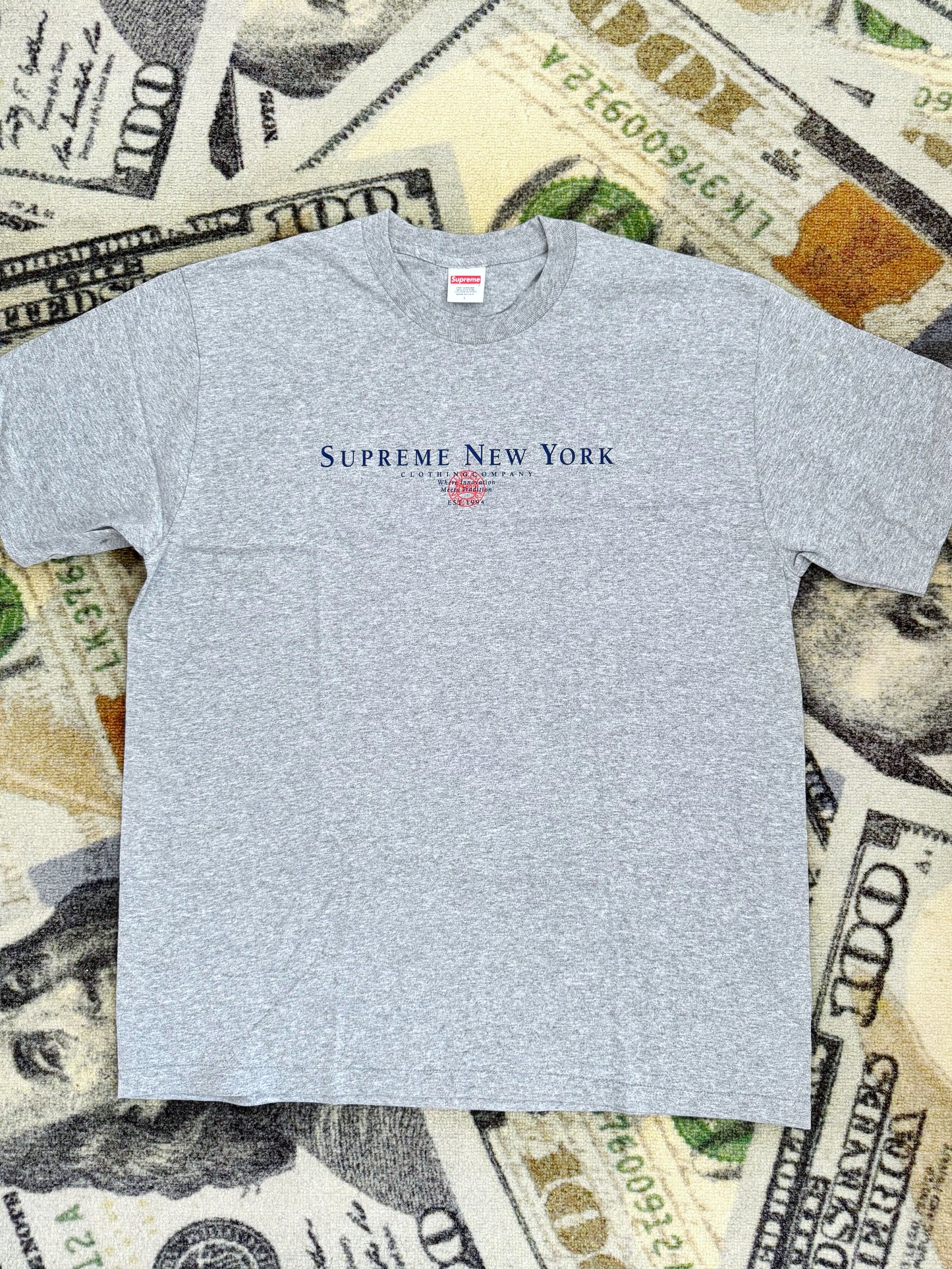 Supreme Tradition Tee – Heather Grey