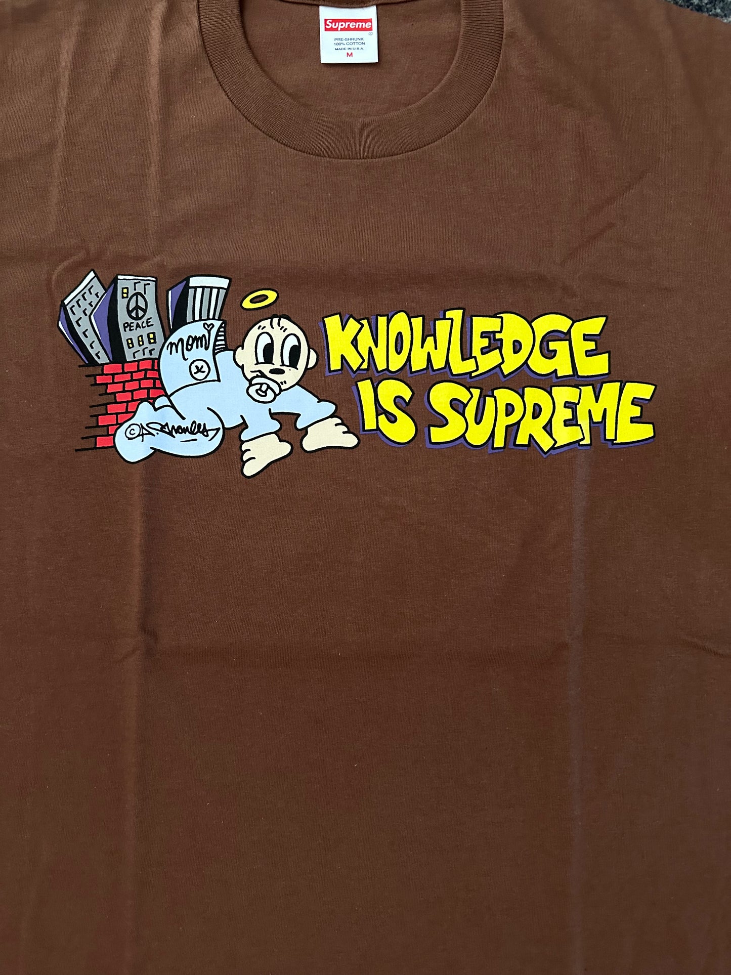Supreme Knowledge Tee – Brown