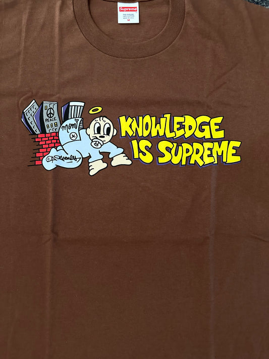 Supreme Knowledge Tee – Brown