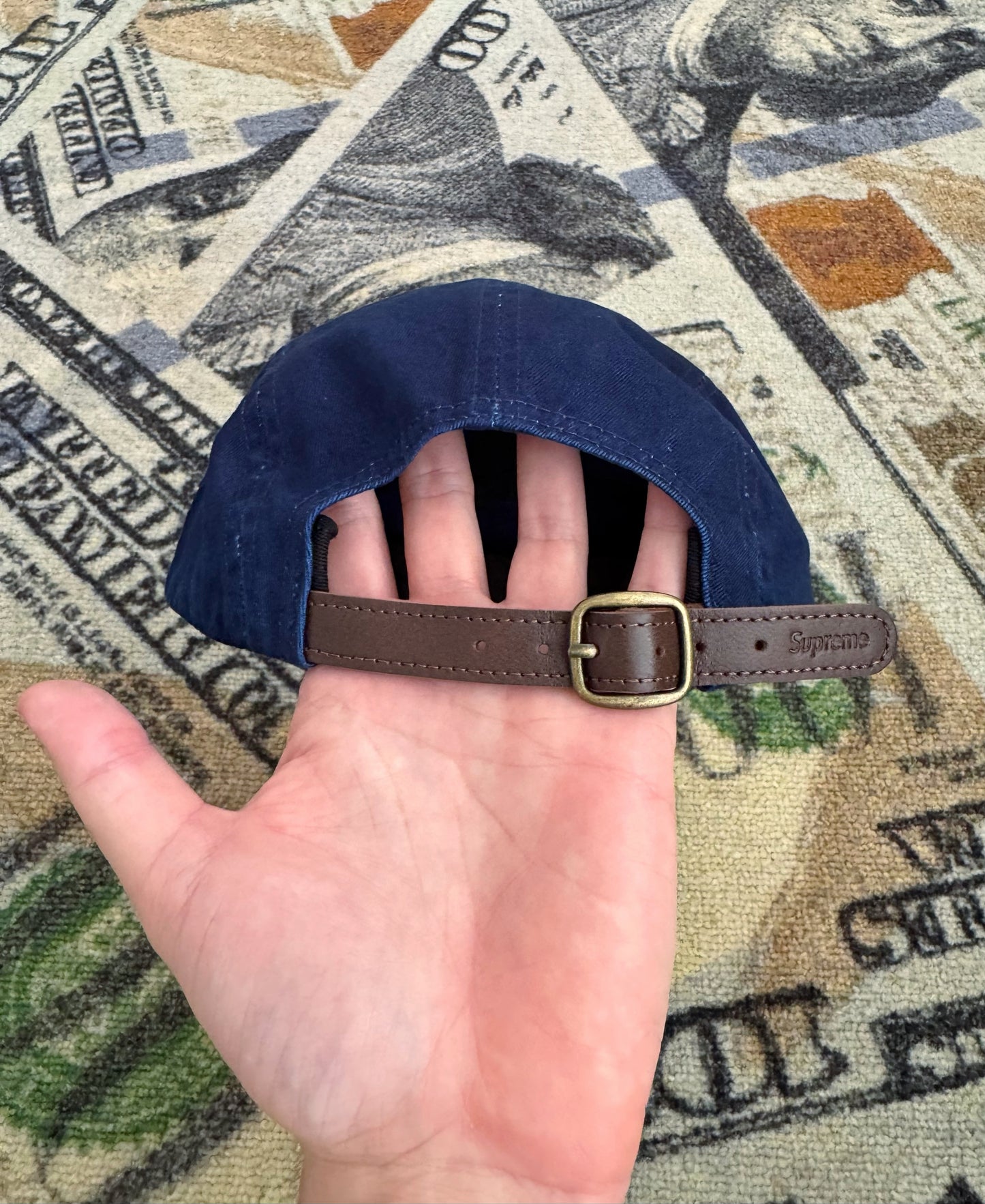 Supreme Washed Chino Twill Camp Cap