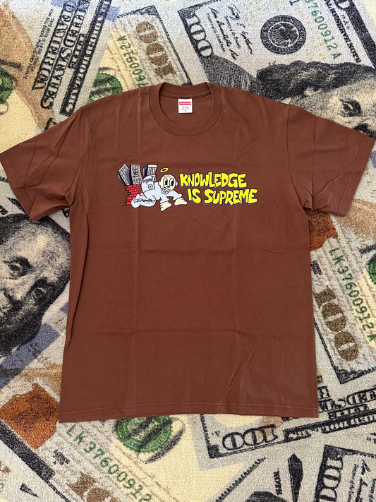 Supreme Knowledge Tee – Brown