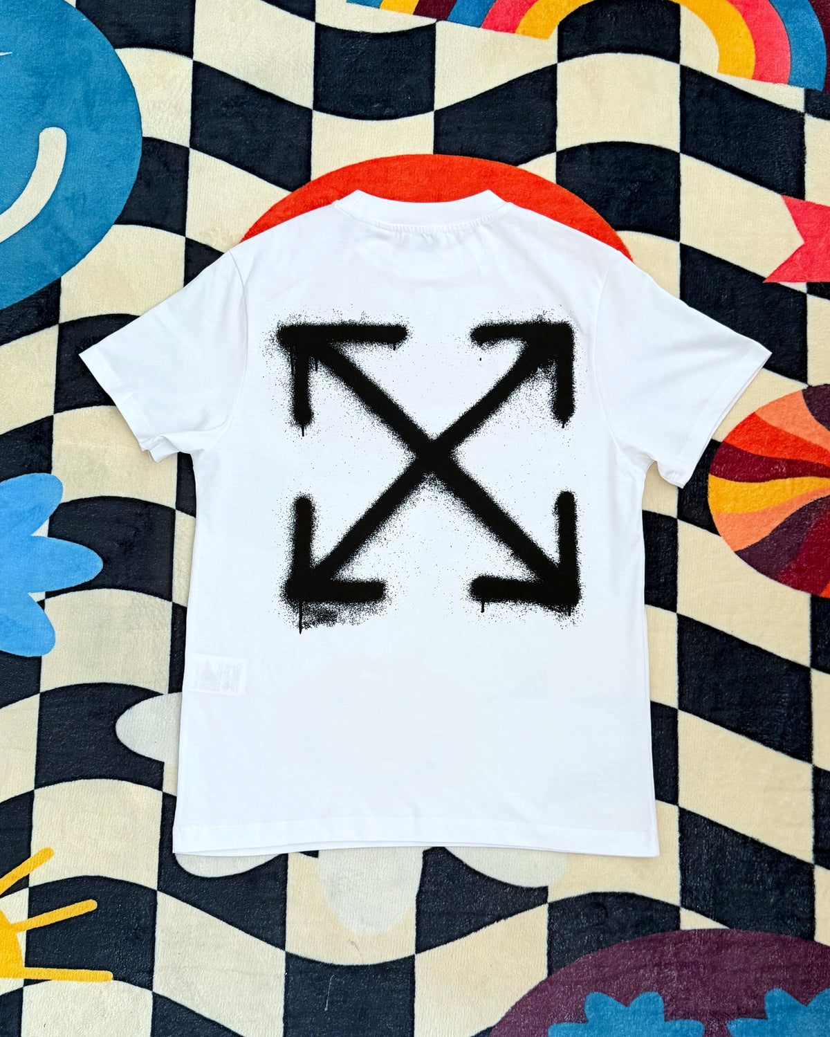 Off-White Spray Can Arrow Slim T-Shirt – White