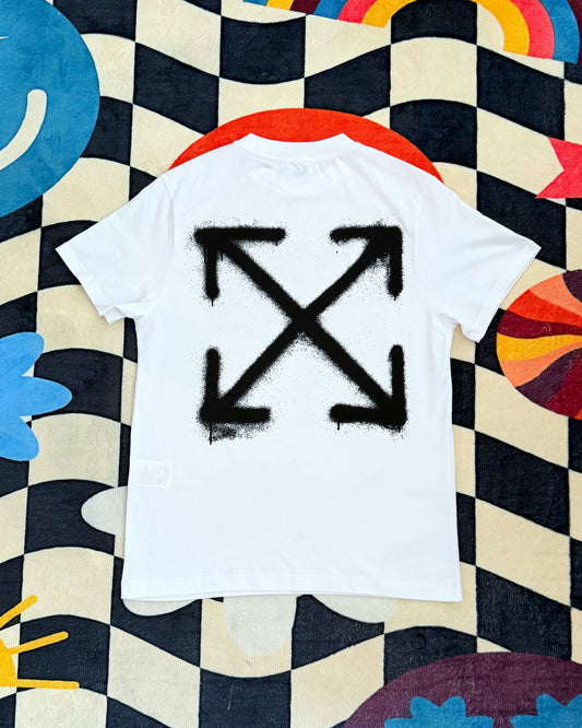 Off-White Spray Can Arrow Slim T-Shirt – White