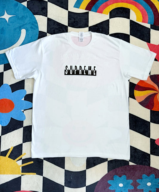 Camiseta Supreme Split Tee White FW25