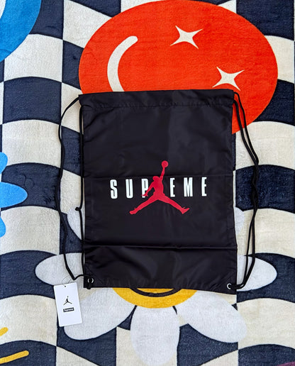 Supreme x Jordan Drawstring Bag