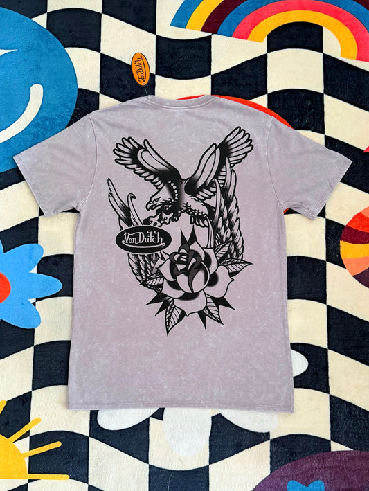 VON DUTCH EAGLE ROSE TEE