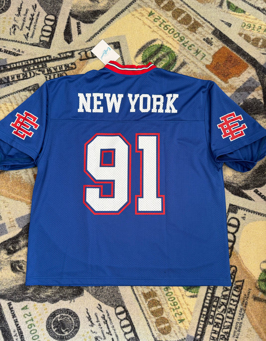 Eric Emanuel EE Football Jersey – Blue/Red