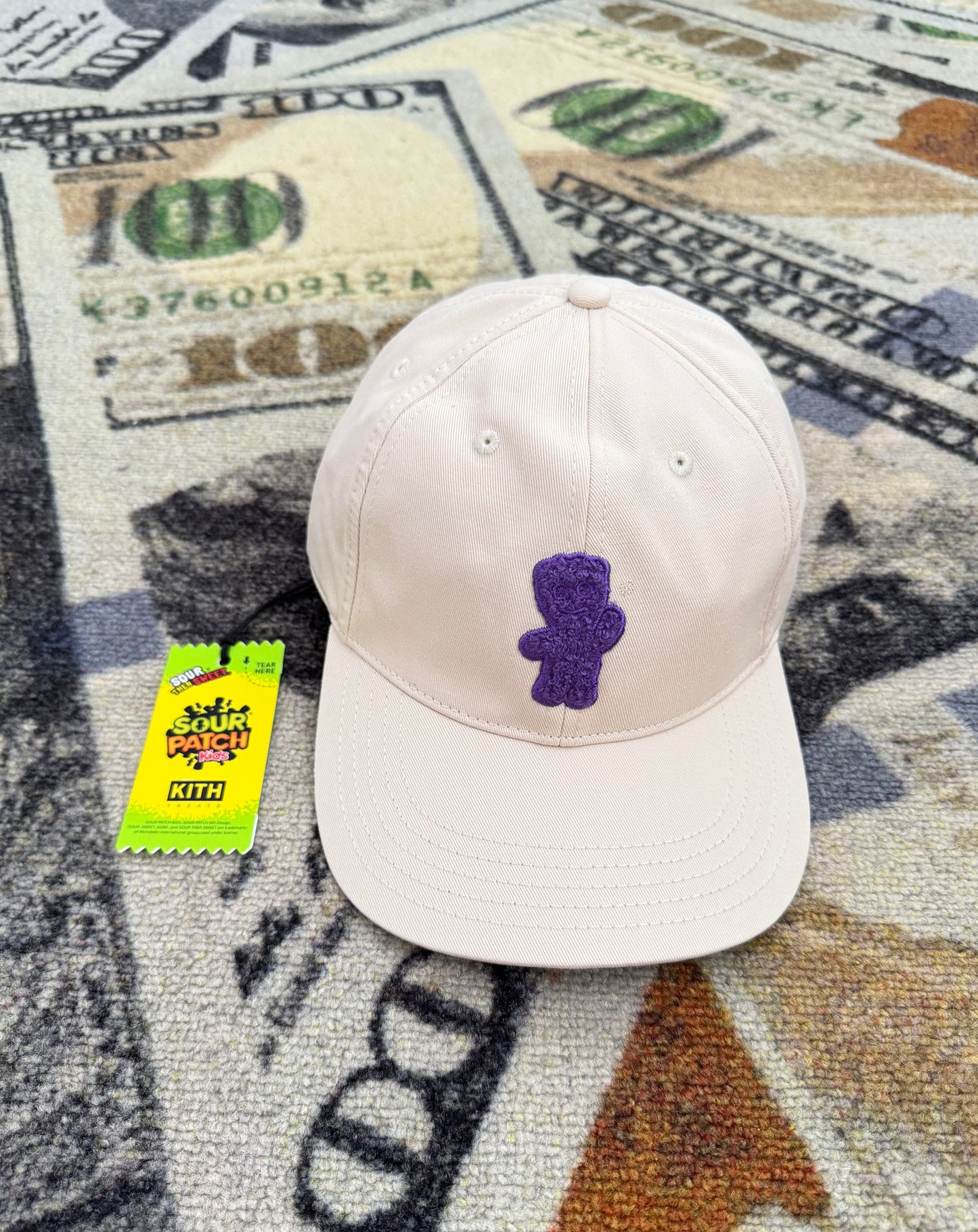 Kith x Sour Patch Kids Patch Cap – Cream