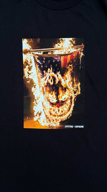 Supreme®/Spitfire® Flag Tee Black