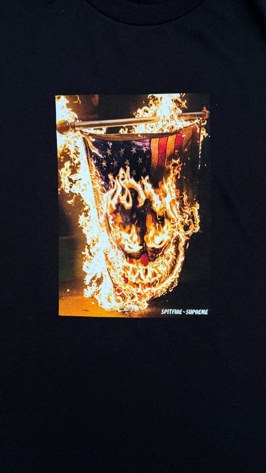Supreme®/Spitfire® Flag Tee Black