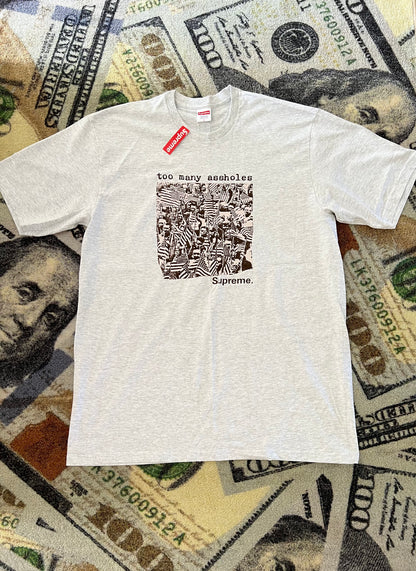 Supreme Not Sorry Tee – Heather Grey
