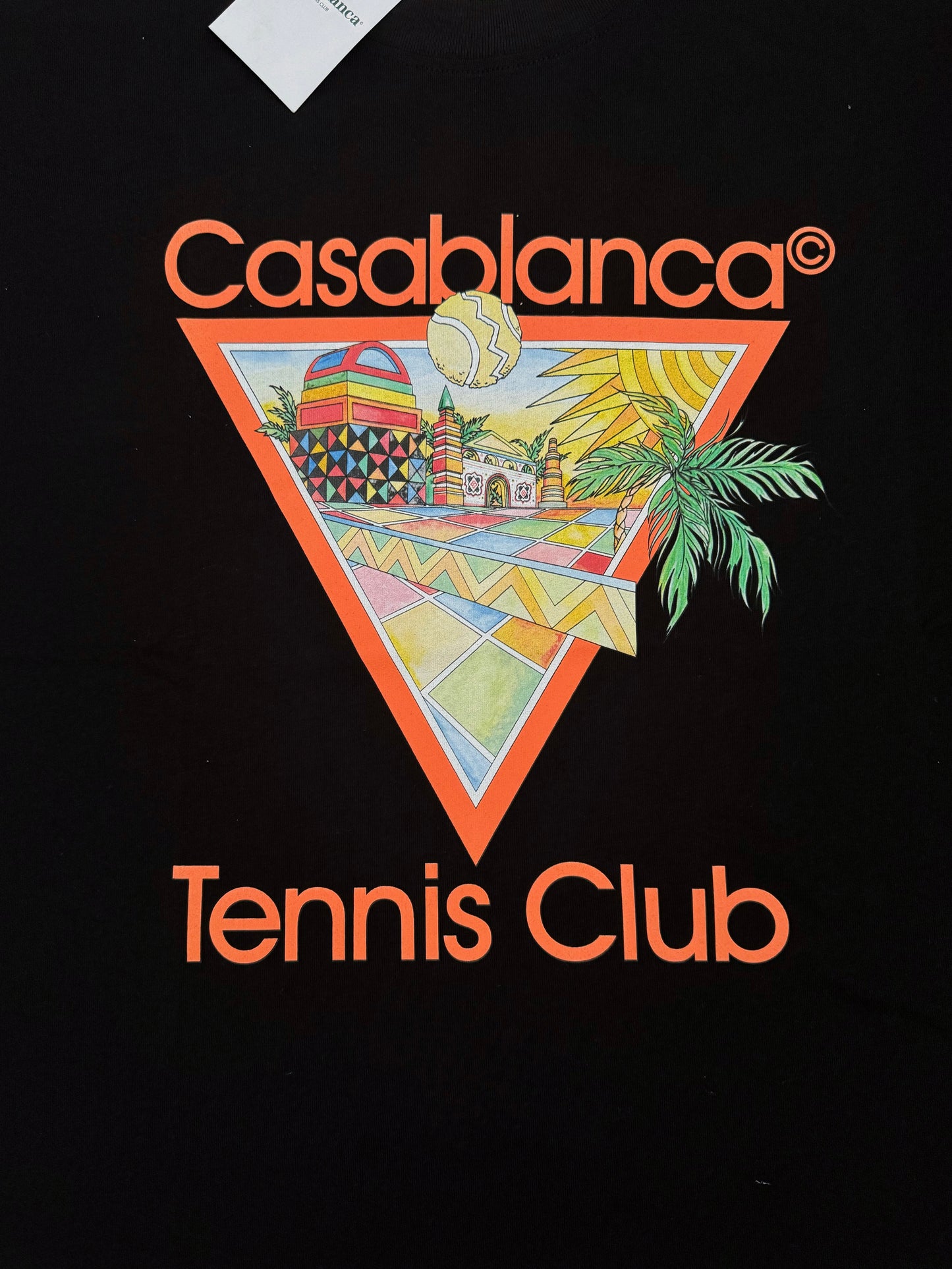 Casablanca Afro Cubism Tennis Club T-Shirt