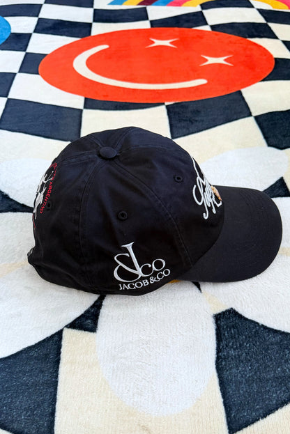Supreme x La Martina x Jacob & Co.  6-Panel Black