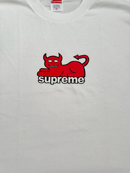 Supreme x Toy Machine Devil Cat Tee – White