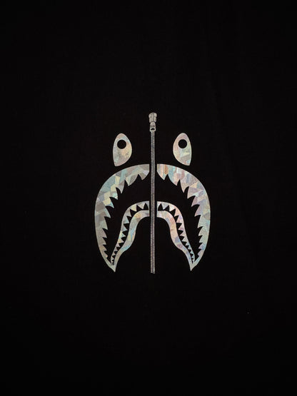 BAPE Aurora Shark Relaxed Fit Tee – Black
