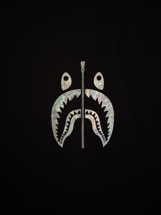 BAPE Aurora Shark Relaxed Fit Tee – Black