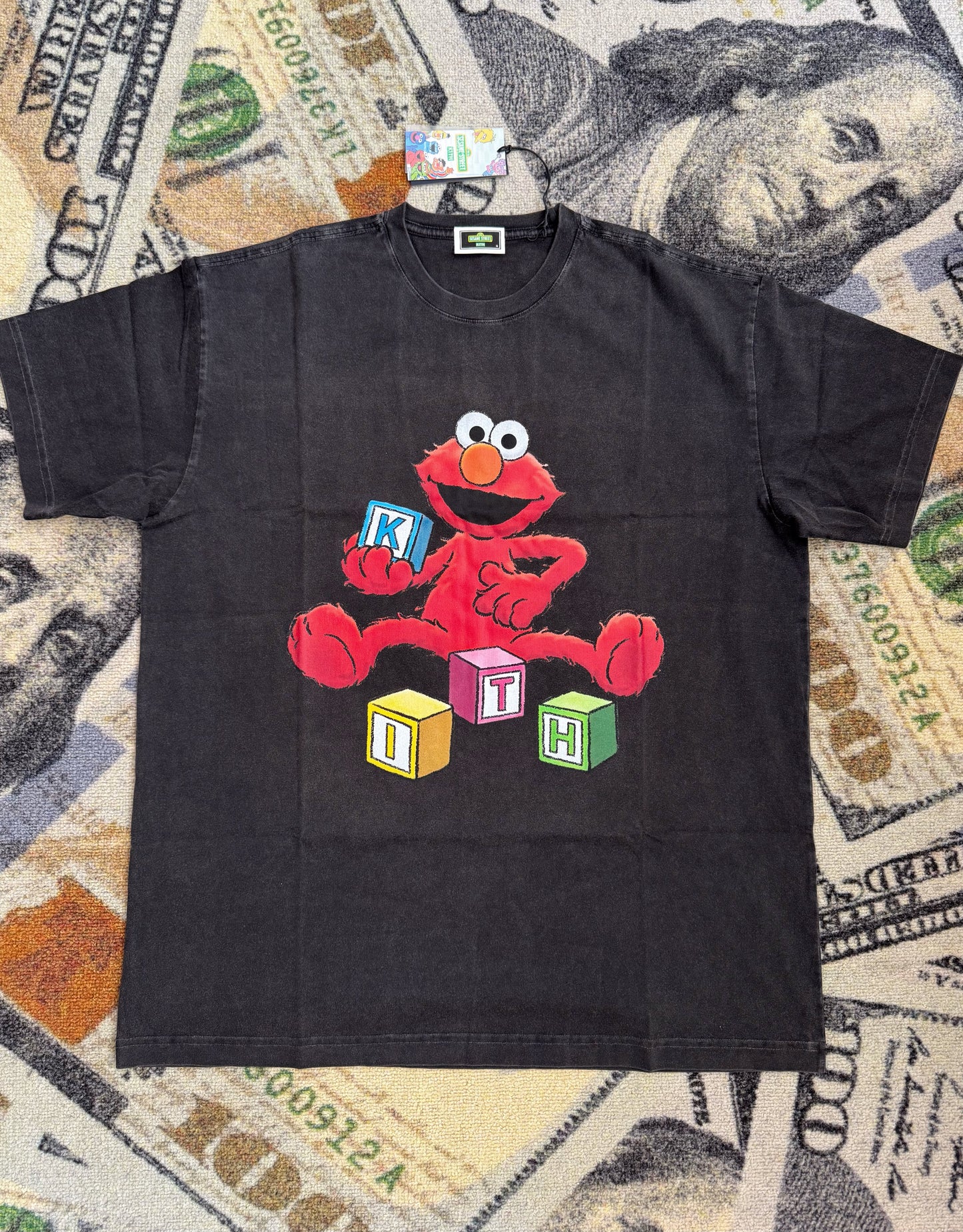 Kith x Sesame Street Alphabet Vintage Tee