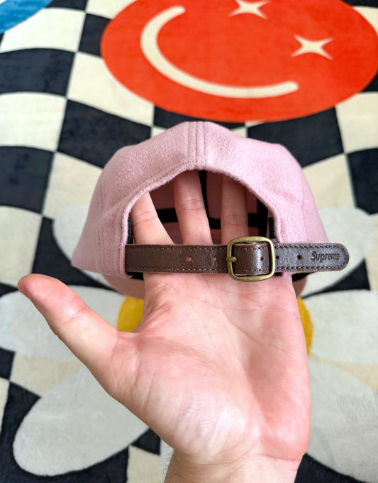 Supreme Wool Camp Cap Pink