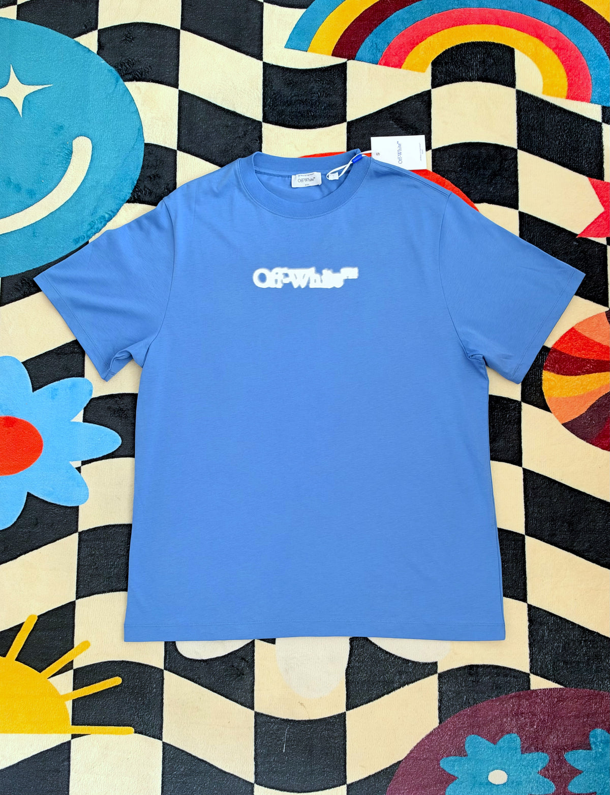 Off-White Spray Arrow Tshirt Blue