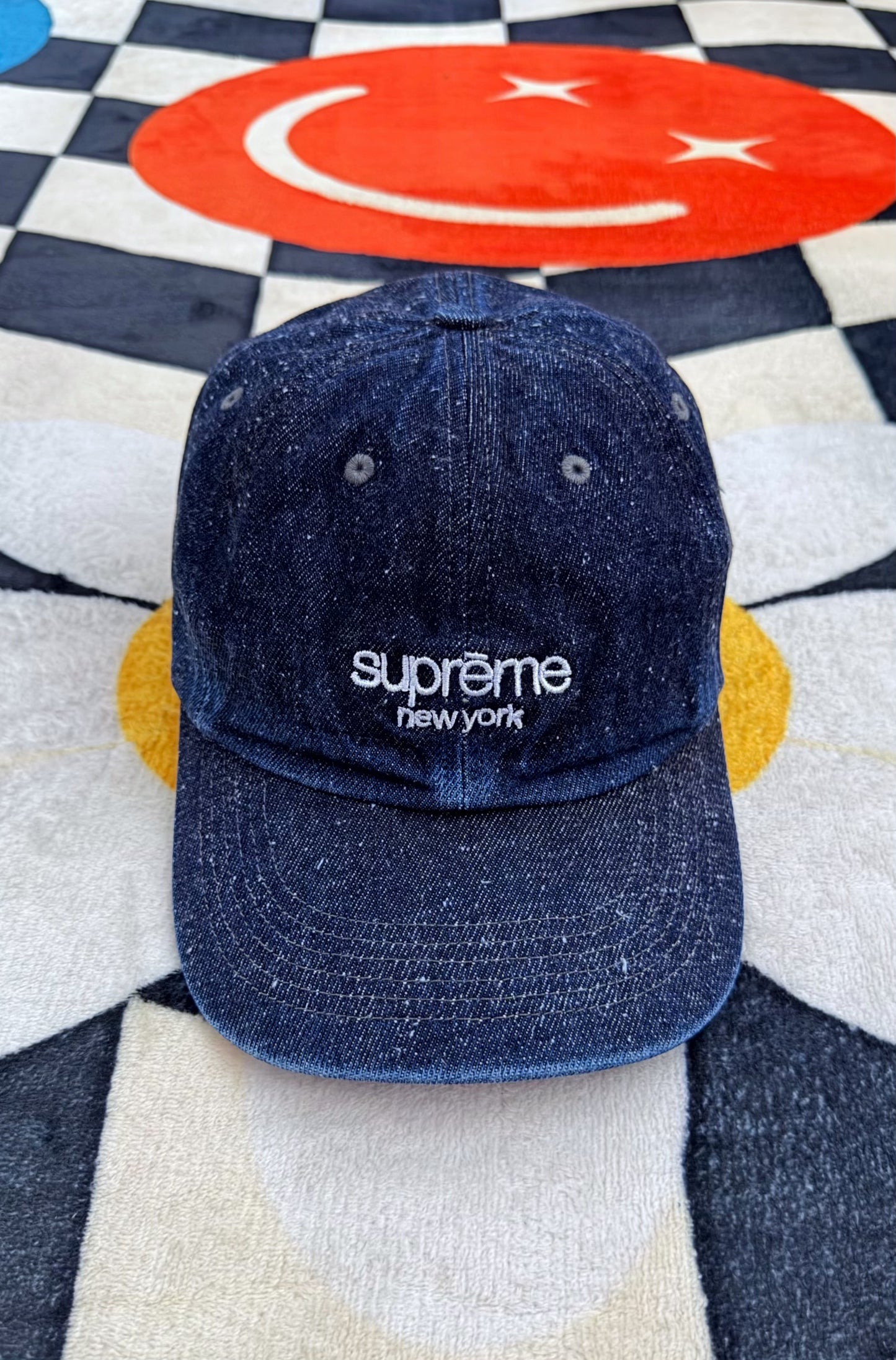 Supreme Classic Logo 6-Panel Denim