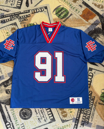Eric Emanuel EE Football Jersey – Blue/Red