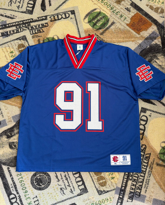 Eric Emanuel EE Football Jersey – Blue/Red