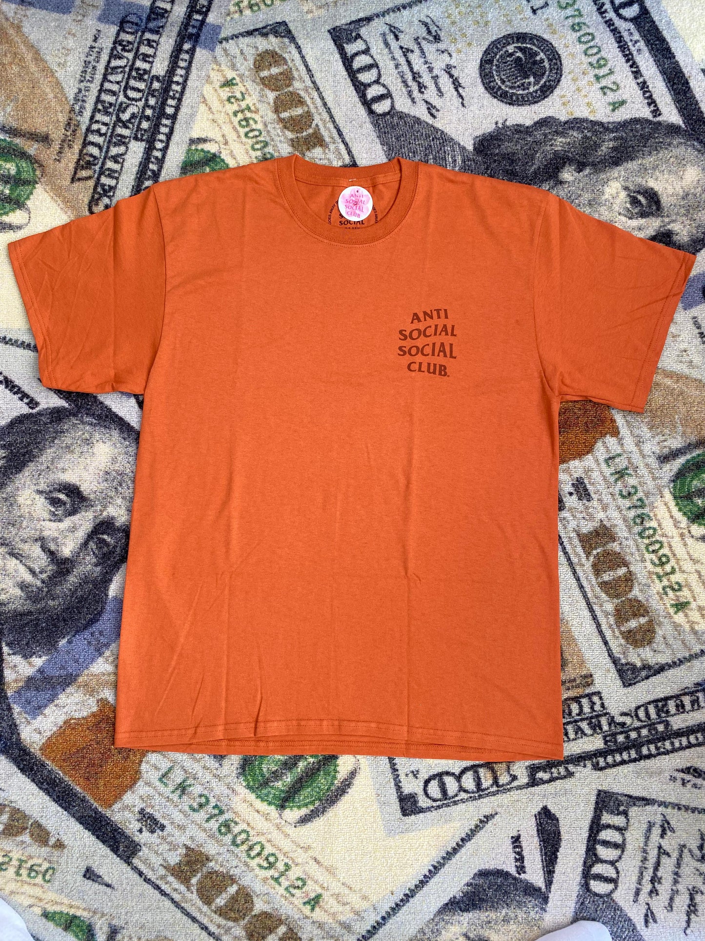 Anti Social Social Club x Undefeated Still Paranoid Tee – Orange