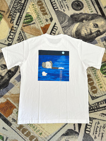 KAWS x UNIQLO UT Artbook Cover T-Shirt – White