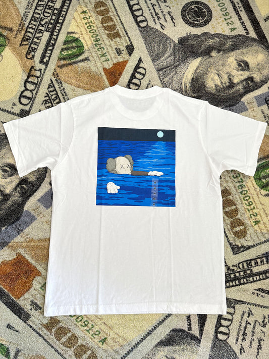 KAWS x UNIQLO UT Artbook Cover T-Shirt – White
