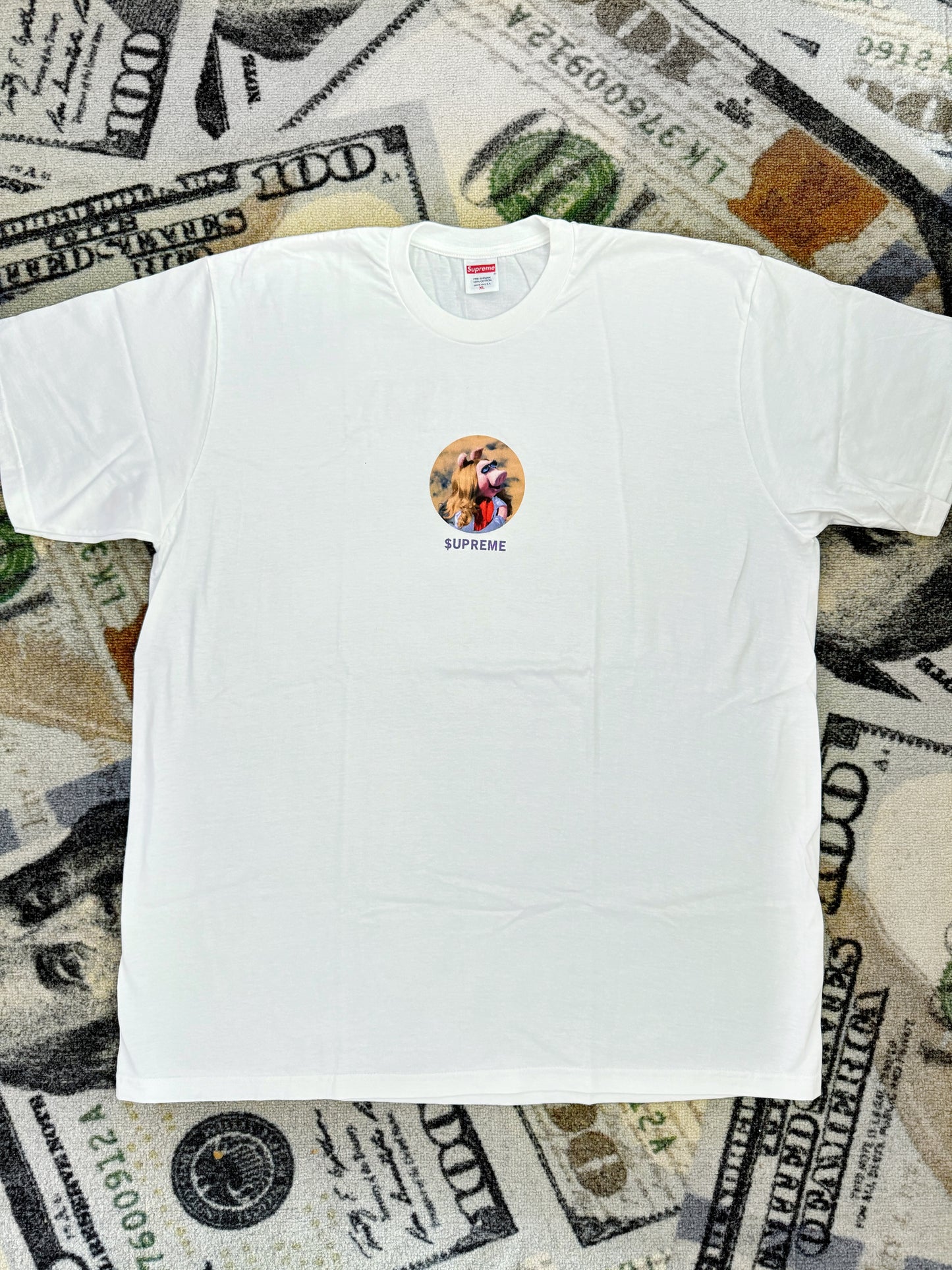 Supreme Miss Piggy Tee – White